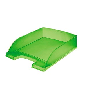 LEITZ Briefablage Plus grün-transparent DIN A4 LEITZ Briefablage Plus grün-transparent DIN A4