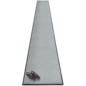miltex Fußmatte Eazycare Style verkehrsgrau 85,0 x 300,0 cm