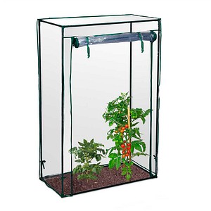 relaxdays Tomatengewächshaus Kunststoff transparent 100,0 x 50,0 x 150,0 cm, 1 St.