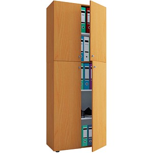 VCM my office Aktenschrank XXL, 914115 buche 4 Fachböden 70,0 x 39,0 x 183,00 cm