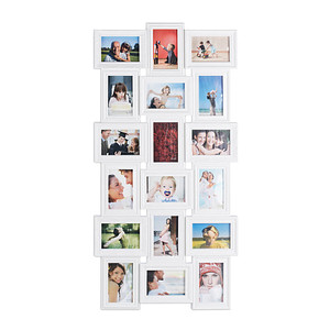 4052025940072 - Bilderrahmen Collagen 18 Bilder 10x15 Hoch- & Querformat antik Wand Fotocollage HxB 104 x 54 cm weiß - Relaxdays 4052025940072 - Bilderrahmen Collagen 18 Bilder 10x15 Hoch- & Querformat antik Wand Fotocollage HxB 104 x 54 cm weiß - Relaxdays
