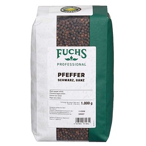 Fuchs Pfeffer schwarz ganz Gewürz, 1,0 kg