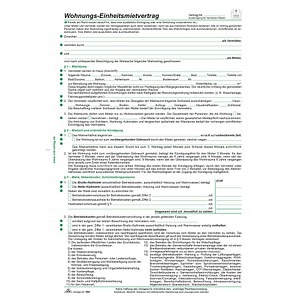 4002871059916 - Einheitsmietvertrag A4 4Bl 4002871059916 599 10 10 Stück 4002871059916 - Einheitsmietvertrag A4 4Bl 4002871059916 599 10 10 Stück
