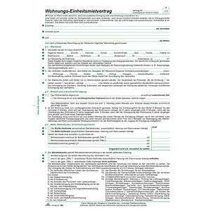 Rnk Mietvertrag 525 Online Download - Brunnen Mietvertrag Wohnung 6 Seiten A4 10 25223 ...