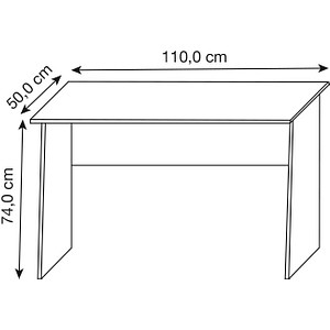 4051814342196 - Schreibtisch Masola Maxi 911083 65-130cm (H) 110x50cm (BxT) rechteckig weiß weiß 4051814342196 VCM 4051814342196 - Schreibtisch Masola Maxi 911083 65-130cm (H) 110x50cm (BxT) rechteckig weiß weiß 4051814342196 VCM