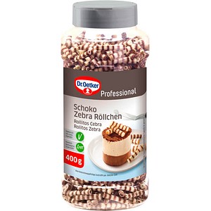 4006733009330 - Dr Oetker Schoko Zebra Röllchen Dekor 4000 g 4006733009330 - Dr Oetker Schoko Zebra Röllchen Dekor 4000 g