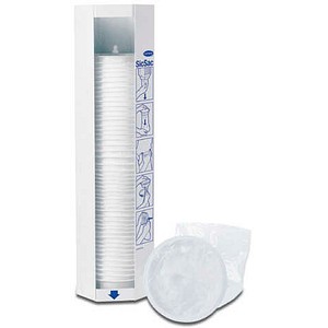 4049500987608 - HARTMANN Spender für Spuckbeutel T9995871 weiß Metall 1 St