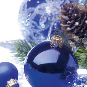 4004360849657 - Weihnachts-Briefumschläge Ohne Fenster 11 (B) x 22 (H) cm Weiß Blau 90 g m2 50 Stück