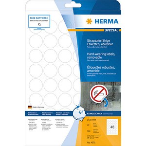 4008705045711 - Folienetikett special 30mm weiß 960 Etik Pack special 30mm weiß 960 Etik Pack Durchmesser 30 mm Farbe weiß - Herma 4008705045711 - Folienetikett special 30mm weiß 960 Etik Pack special 30mm weiß 960 Etik Pack Durchmesser 30 mm Farbe weiß - Herma
