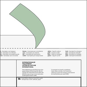 4004360771118 - Internationaler Frachtbrief SD A4 4 Blatt VE=50 Stück