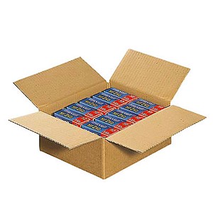 Nestler Wellpapp-Faltkartons 1-wellig braun 27,0 x 23,0 x 11,7 cm Außenmaß, 20 St.