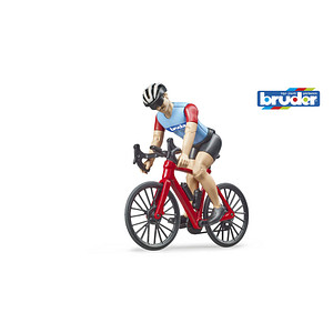 4001702631109 - bworld 63110 Rennrad mit Radfahrer Spielfiguren-Set 4001702631109 bruder