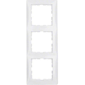 4011334276852 - 3-fach Steckdosenrahmen weiß 223 x 81 cm 4011334276852 BERKER 4011334276852 - 3-fach Steckdosenrahmen weiß 223 x 81 cm 4011334276852 BERKER