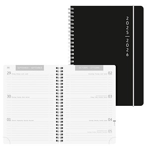 4061947139525 - Schülerkalender Plain Black Juli 2025 - Dezember 2026 schwarz 4061947139525 - Schülerkalender Plain Black Juli 2025 - Dezember 2026 schwarz