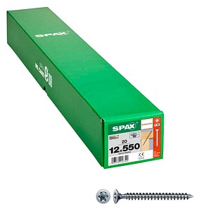 4003530246340 - Spax-S Senkkopf Fraesrippen T-Star Plus T50 Vollgewinde Cut Wirox 20St 12x550 4003530246340 - Spax-S Senkkopf Fraesrippen T-Star Plus T50 Vollgewinde Cut Wirox 20St 12x550