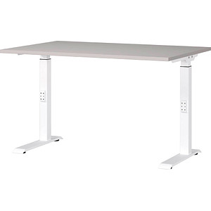 4005949791060 - Schreibtisch DOWNEY 7910-617 manuell höhenverstellbar 68-91cm (H) 120cmx80cm (BxT) rechteckig kaschmir Weiß 4005949791060 4005949791060 - Schreibtisch DOWNEY 7910-617 manuell höhenverstellbar 68-91cm (H) 120cmx80cm (BxT) rechteckig kaschmir Weiß 4005949791060