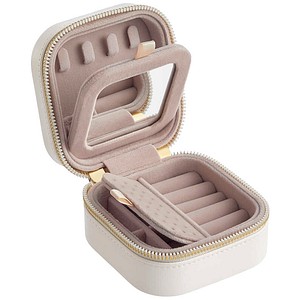 SONGMICS Schmucketui weiß 10,5 x 10,5 x 6,0 cm, 1 St.