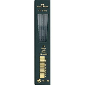 4005401271123 - FABER-CASTELL TK 9071 Fallminen-Bleistiftminen schwarz 2H 20 mm 10 St