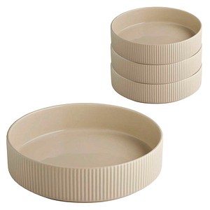 APS Teller THE GRID beige Ø 23,0 cm, 1 St.