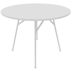 8052877355815 - Beistelltisch Cove weiß rund 8052877355815 Quadrifoglio