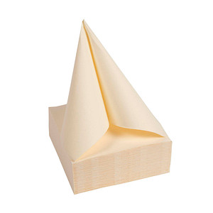 3281516238027 - Servietten creme 2-lagig 190 x 190 cm 3281516238027 40 Stück