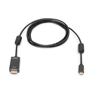 4016032451334 - USB-C® HDMI Adapterkabel USB-C® Stecker HDMI-A Stecker 200 m Schwarz AK-300330-020-S Geschirmt doppelt geschirmt USB-C®-Displaykabel 4016032451334 - USB-C® HDMI Adapterkabel USB-C® Stecker HDMI-A Stecker 200 m Schwarz AK-300330-020-S Geschirmt doppelt geschirmt USB-C®-Displaykabel