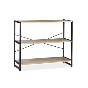 4052025251499 - Standregal Industrie Design Bücherregal quer mit 3 Fächern hbt 80 x 95 x 35 cm PB Metall braun schwarz - Relaxdays 4052025251499 - Standregal Industrie Design Bücherregal quer mit 3 Fächern hbt 80 x 95 x 35 cm PB Metall braun schwarz - Relaxdays