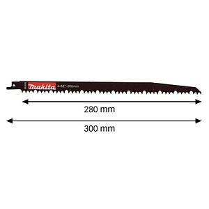 0088381914222 - Saber Saw Blade - for wood green wood plywood tree trunks branches - 5 pieces