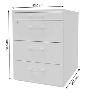 8029466045310 - Standcontainer eukalyptus 3 Auszüge 420 x 560 x 580 cm