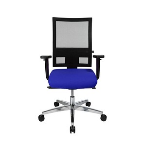 4014296128320 - Bürostuhl Profi Net 11 PS59H T38 royalblau schwarz alu Stoff 4014296128320 - Bürostuhl Profi Net 11 PS59H T38 royalblau schwarz alu Stoff
