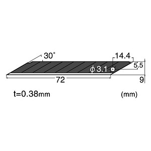 4904011014161 - Nt Incorporated - nt cutter 9 mm snap-off extra scharfe präzisionsklingen 30 grad schwarz 10 blatt pack 1 packung (BA15P)