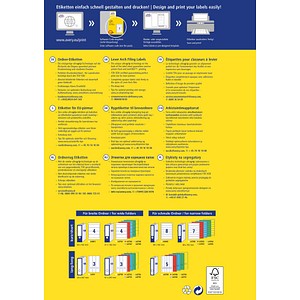 AKTION: 75 AVERY Zweckform Ordneretiketten L4759-25 weiß für 7,0 - 8,0 cm Rückenbreite + GRATIS 15 Etiketten AKTION: 75 AVERY Zweckform Ordneretiketten L4759-25 weiß für 7,0 - 8,0 cm Rückenbreite + GRATIS 15 Etiketten