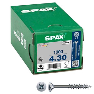 4003530009693 - Universalschrauben Z2 Senkkopf WIROX 0291010400305 4 mm x 30 mm 4003530009693 1000 Stück