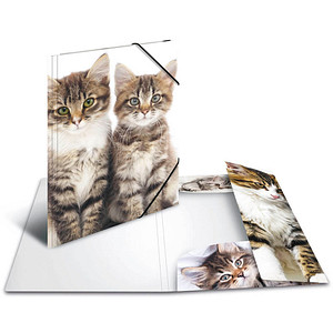 HERMA Zeichenmappen DIN A3 Katzen, 3 St.