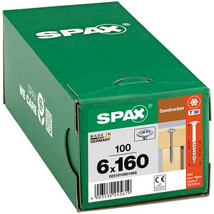 SPAX® Holzbauschrauben T30 Tellerkopf WIROX 160mm  x 6 mm, 100 St.