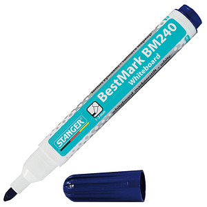 4011886006785 - BestMark M240 Whiteboard-Marker blau 10 - 30 mm 4011886006785 Stanger