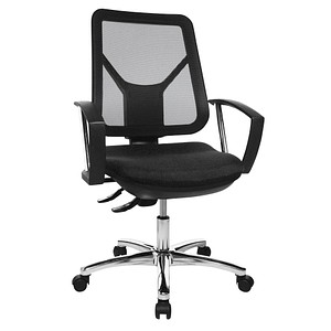 4014296122519 - Bürodrehstuhl ErgoSteelNet mit Armlehnen schwarz 4014296122519 Topstar 4014296122519 - Bürodrehstuhl ErgoSteelNet mit Armlehnen schwarz 4014296122519 Topstar