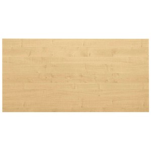 Hammerbacher Tischplatte VKP, 160x80cm (BxT), rechteckig, ahorn, 25mm 4032062007129 Hammerbacher