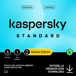 5056244915674 - KASPERSKY Mobile Security Standard Sicherheitssoftware Vollversion (Download-Link)