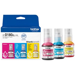 4977766838931 - BTD180CL Multipack - 3-pack - yellow cyan magenta - original - ink refill - Nachfülltinte Cyan