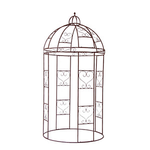 4041908117281 - - Garten Rosenbogen Metall Pavillon-Design Pflanzen-Gitter Höhe 296cm Veranda Hof