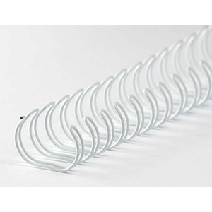4250504510895 - 100 Drahtbinderücken weiß für 80 Blatt 4250504510895 100 Stück 4250504510895 - 100 Drahtbinderücken weiß für 80 Blatt 4250504510895 100 Stück
