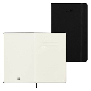 8056999275860 - Moleskine Smart Kalender 2026 für das Smart Writing Set 12 Monate Wochen Notizkalender 1 W = 1 S rechts linierte Seite L A5 fester Einband schwarz