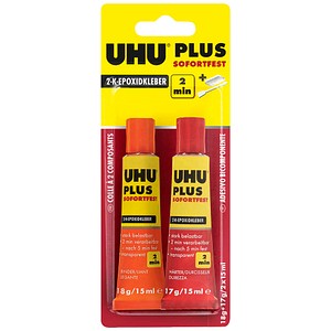 UHU Zweikomponentenkleber 45705 plus sofortfest, 35g, permanent 4026700457056 UHU 35 Gramm