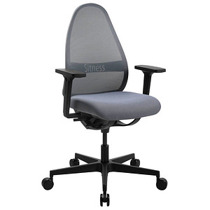 4014296260013 - Bürostuhl Soft Sitness Art grau   schwarz mit Armlehnen bis 110kg 4014296260013 Topstar