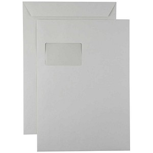 0726529059489 - Versandtaschen DIN C4 mit Fenster weiß 250 St