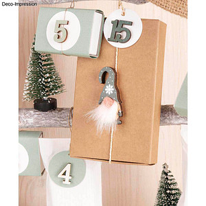 4006166657979 - Holz-Streudeko mehrfarbig Wichtel 6 St