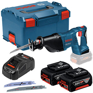 3165140861601 - AKTION BOSCH Professional GSA 18 V-LI Akku-Säbelsäge 180 V mit 2 Akkus + GRATIS Bosch-Prämie mit Prämie nach Registrierung