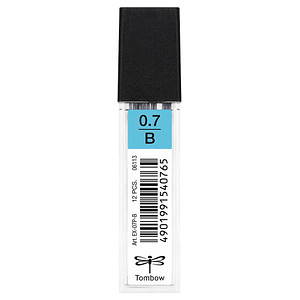 4901991540765 - Feinminen-Bleistiftminen schwarz B 07 mm 4901991540765 12 Stück 4901991540765 - Feinminen-Bleistiftminen schwarz B 07 mm 4901991540765 12 Stück