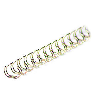 4250504511229 - 100 Drahtbinderücken silber für 30 Blatt 4250504511229 100 Stück 4250504511229 - 100 Drahtbinderücken silber für 30 Blatt 4250504511229 100 Stück